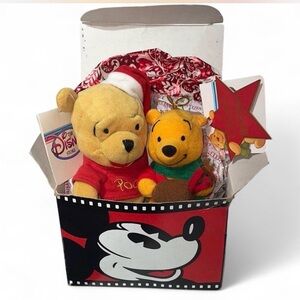Disney Christmas Winnie the Pooh Plush Toy Set - NWT